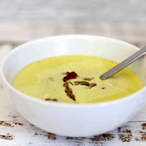 Low Carb Ginger Asparagus Soup