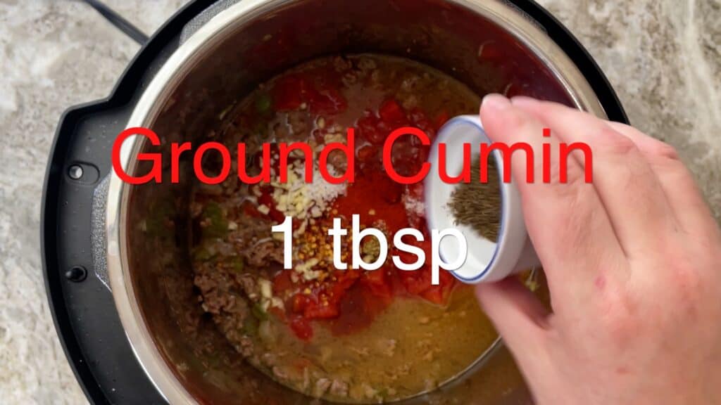 Instant Pot Chili cumin