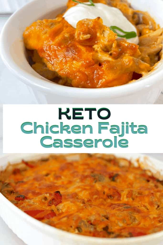 Cheesy Chicken Fajita Casserole