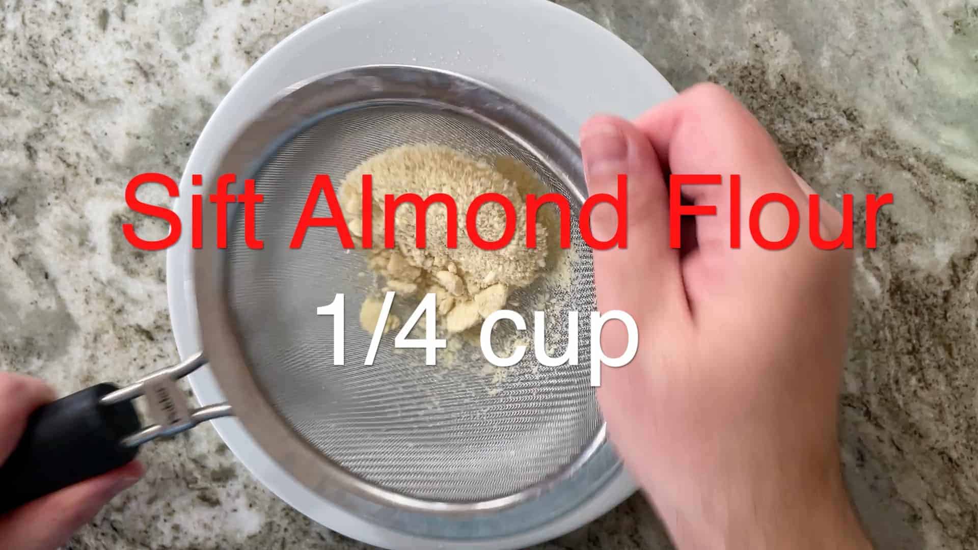 Sift Almond Flour