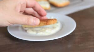 Glazing scones