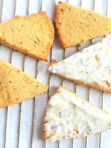 Low Carb Lemon Rosemary Scones