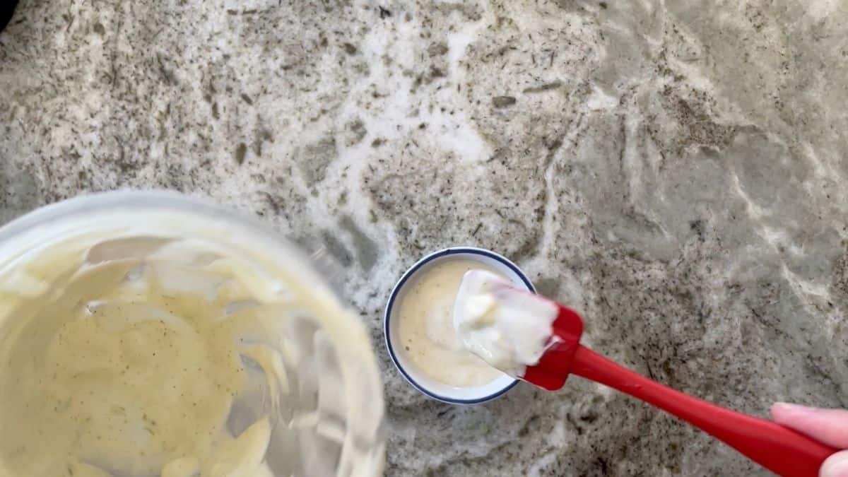 Removing crema from blender