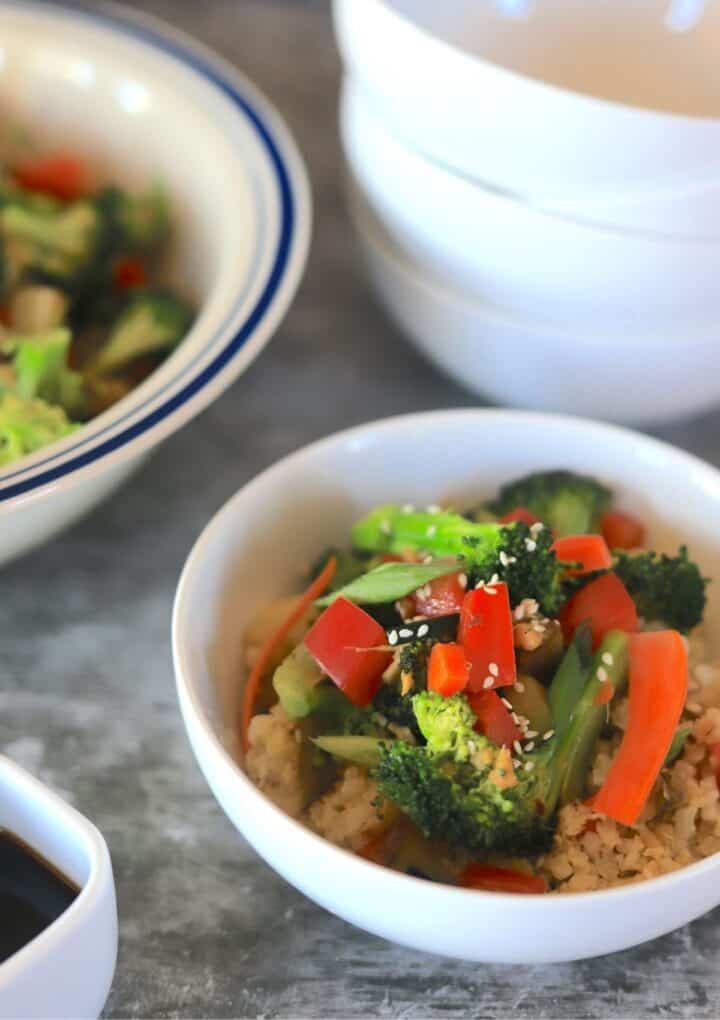 Low Carb Vegetable Stir Fry - I Hacked Diabetes - Main Dishes