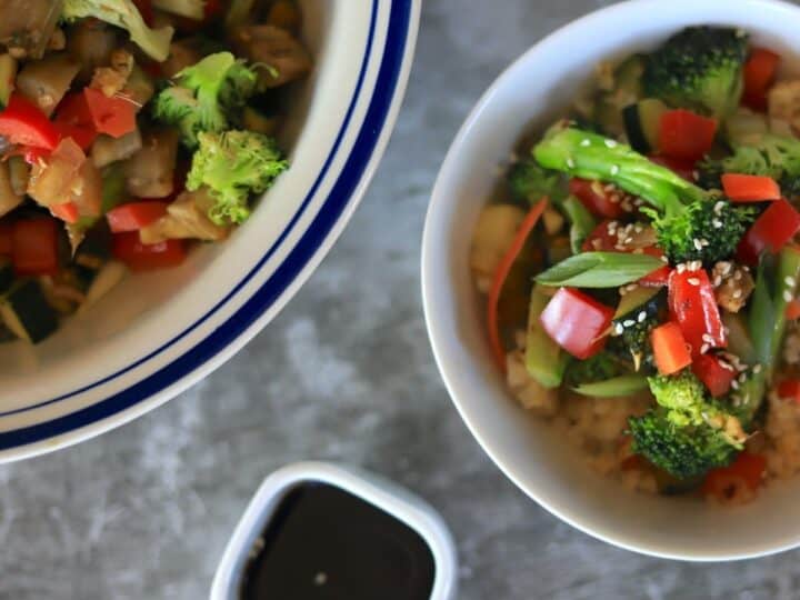 Low Carb Vegetable Stir Fry I Hacked Diabetes Main Dishes