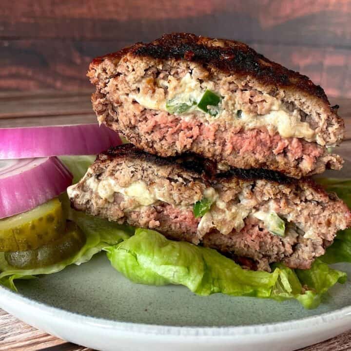 low carb jalapeno burger