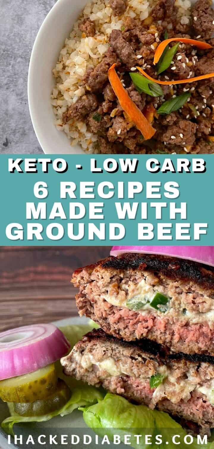 6 Keto Recipes with Ground Beef - I Hacked Diabetes