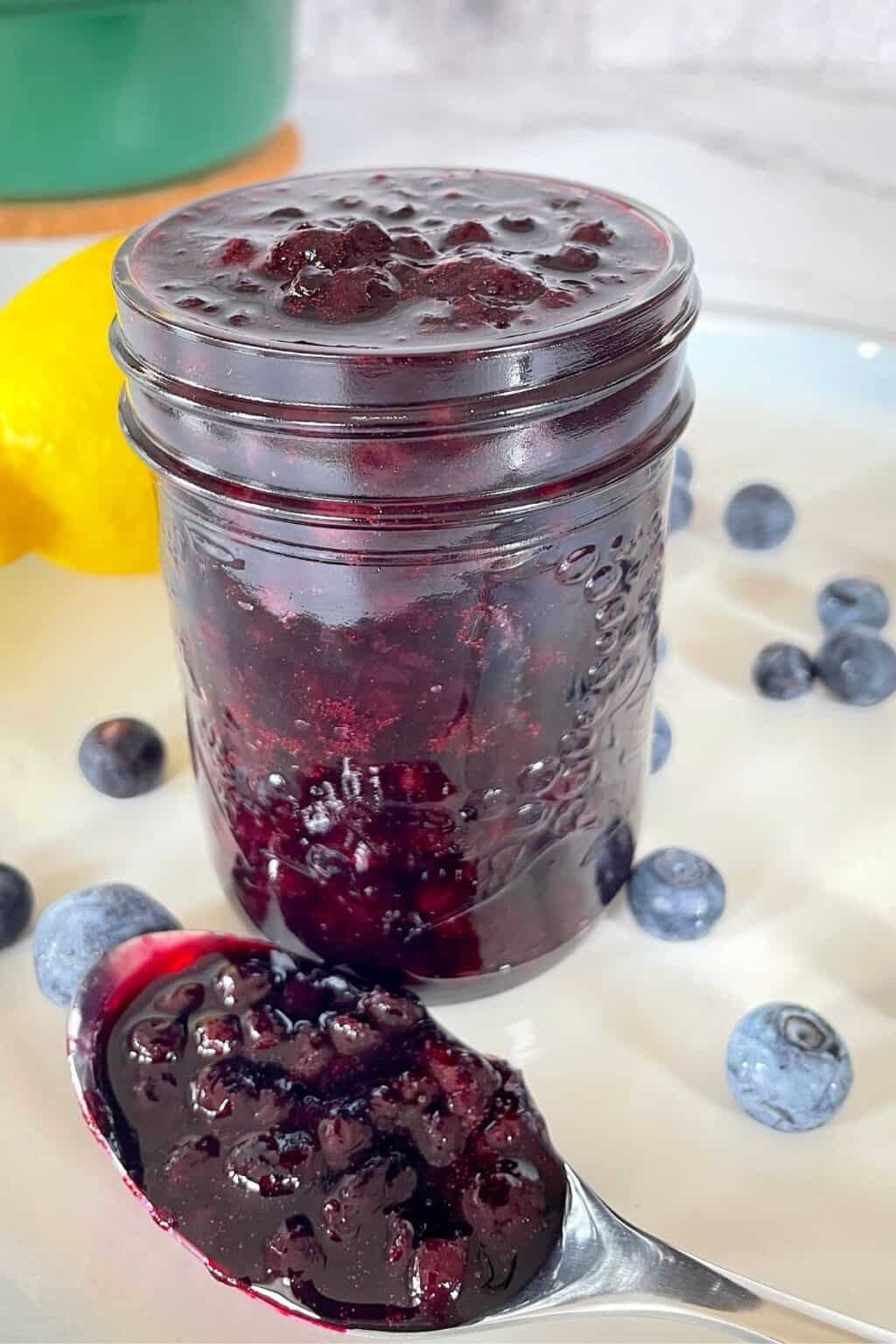 Low Carb Blueberry Sauce I Hacked Diabetes Condiments
