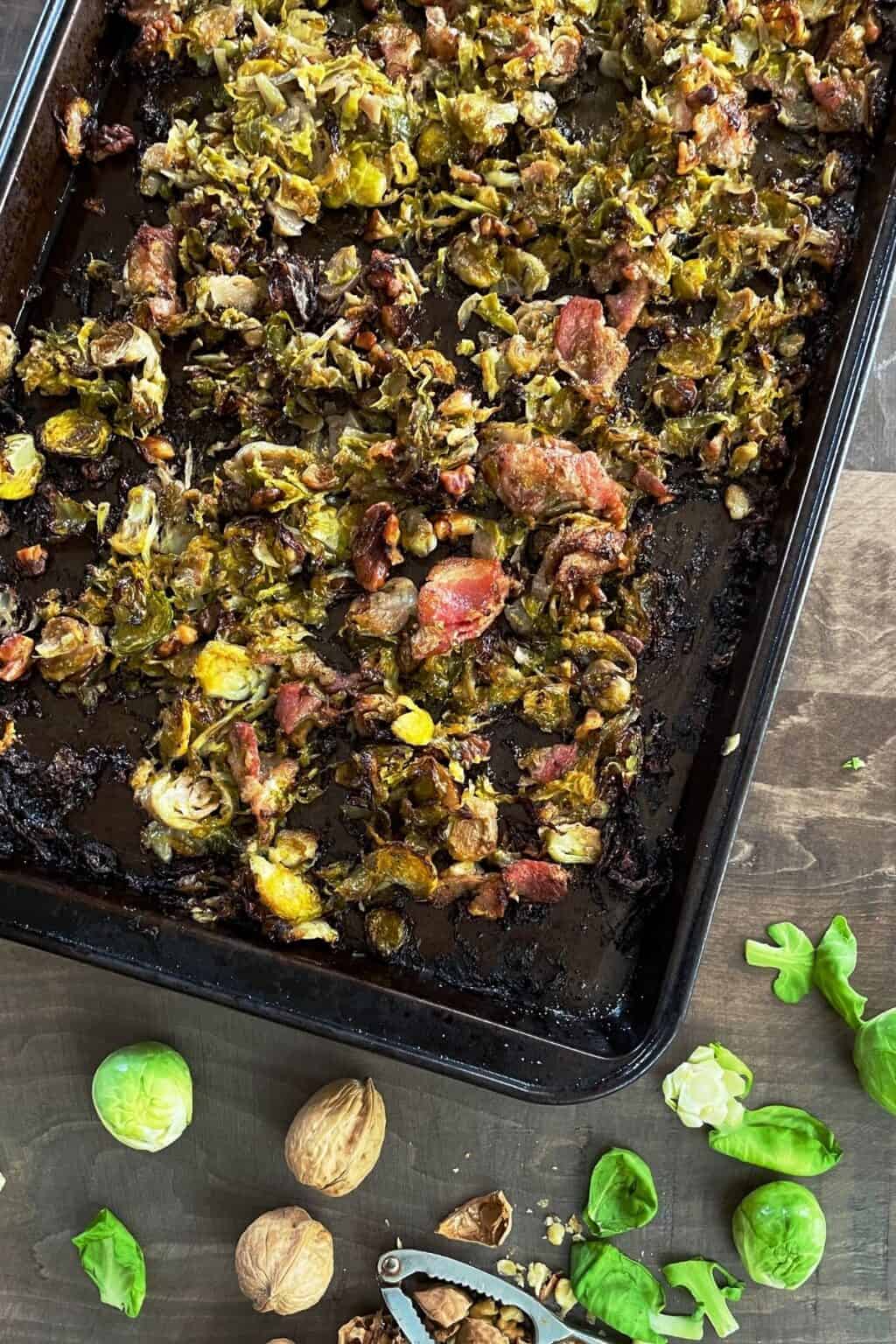 Bacon Walnut Blue Cheese Brussels Sprouts I Hacked Diabetes