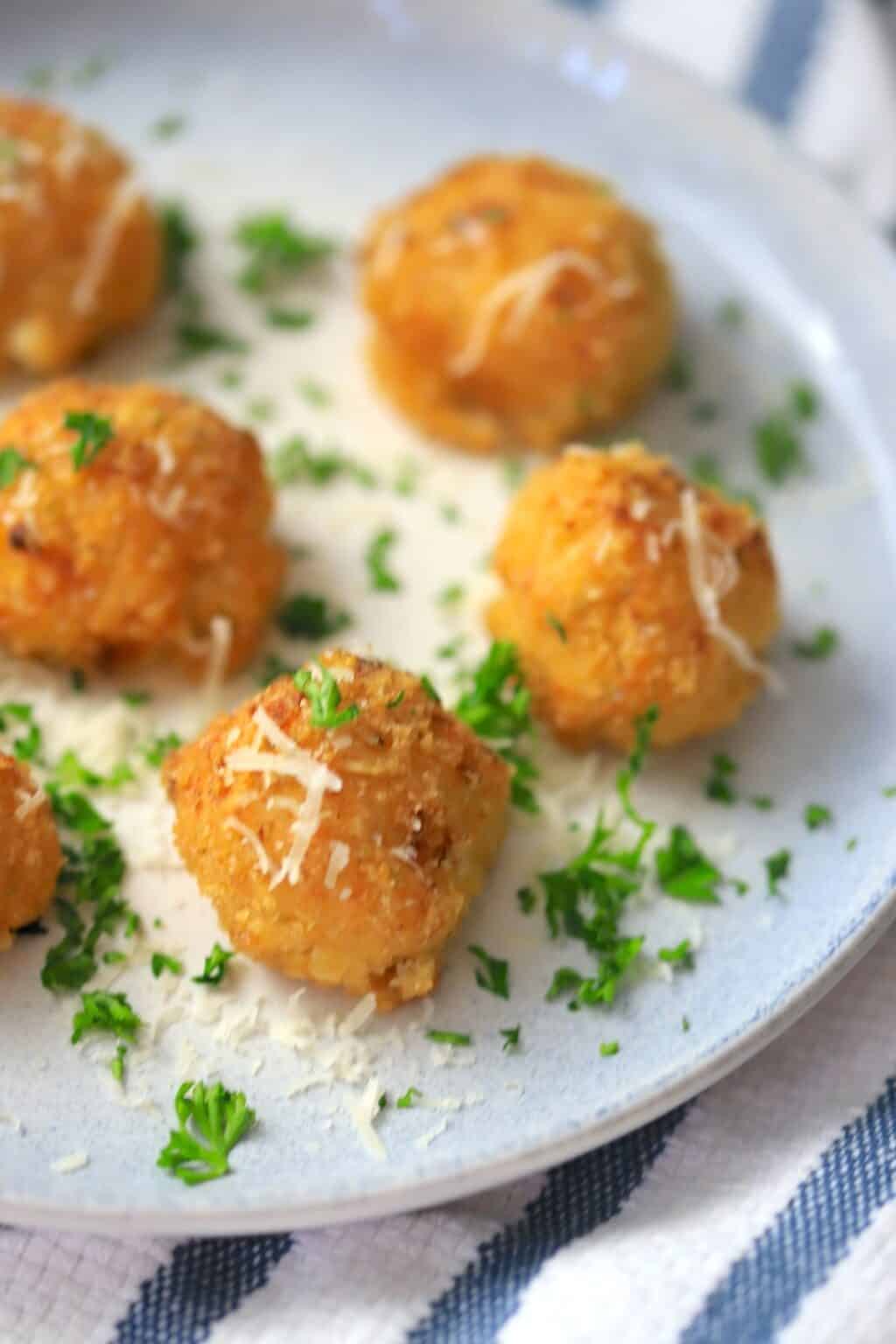 Air Fryer Cheesy Cauliflower Balls I Hacked Diabetes