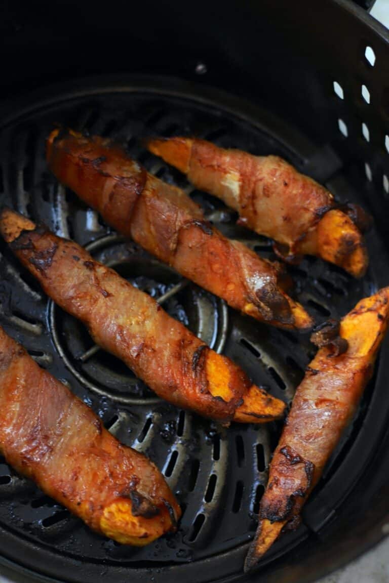 Air Fryer Low Carb Bacon Wrapped Sweet Potatoes I Hacked Diabetes