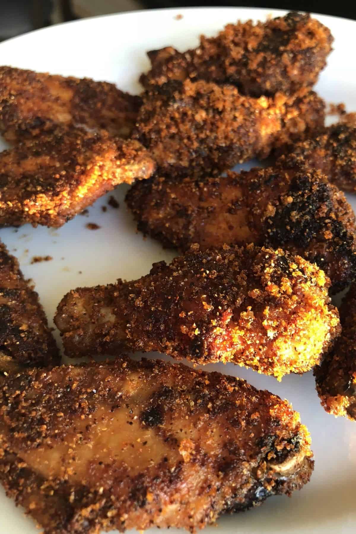 Pork Rind Crusted Chicken Wings I Hacked Diabetes Appetizers