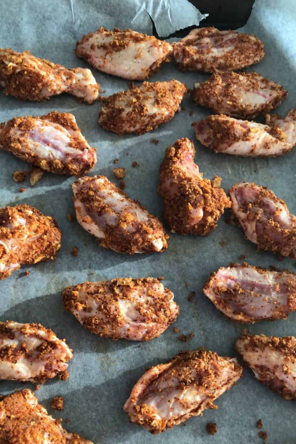 Pork Rind Crusted Chicken Wings I Hacked Diabetes Appetizers