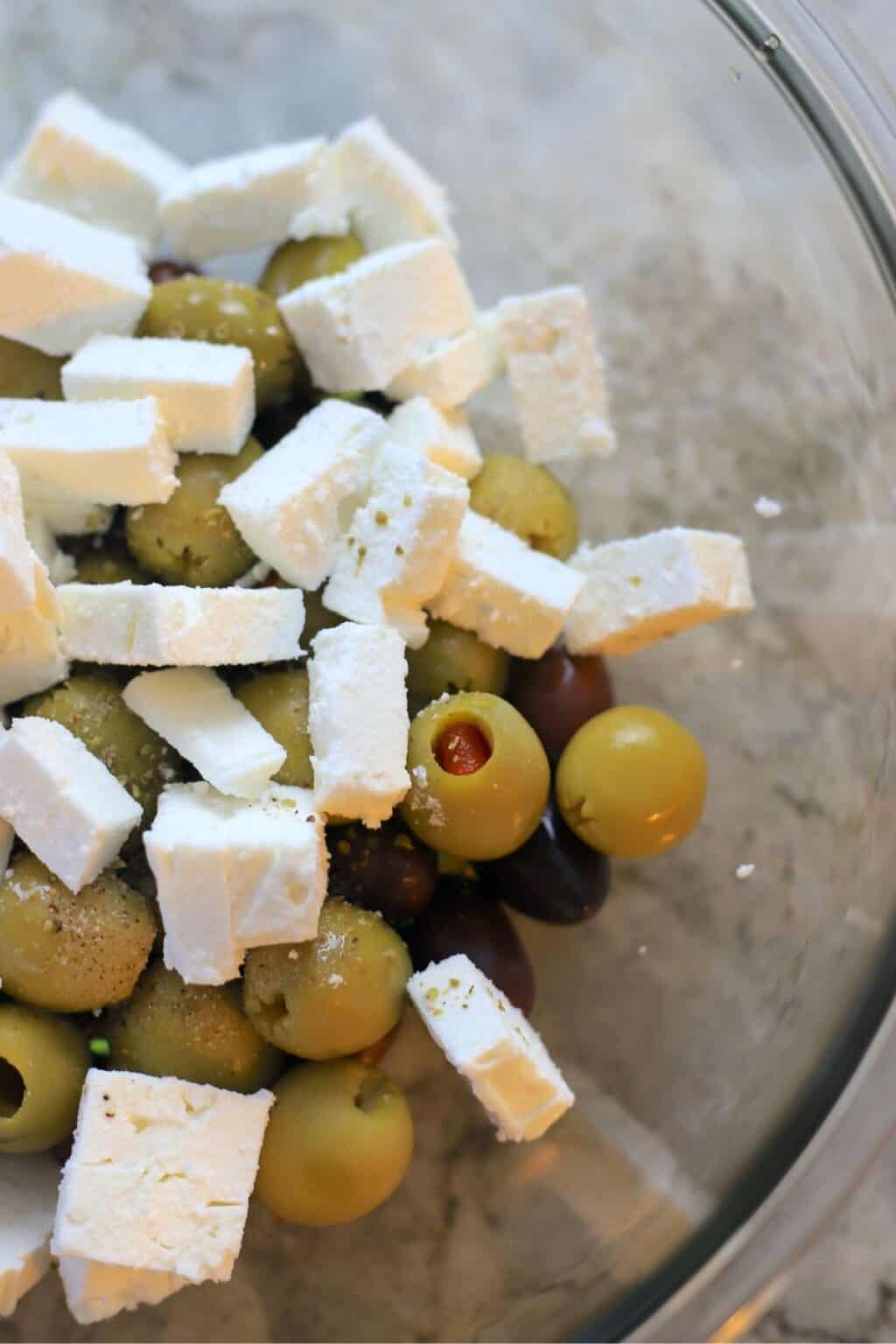 Citrus Marinated Olives and Feta I Hacked Diabetes