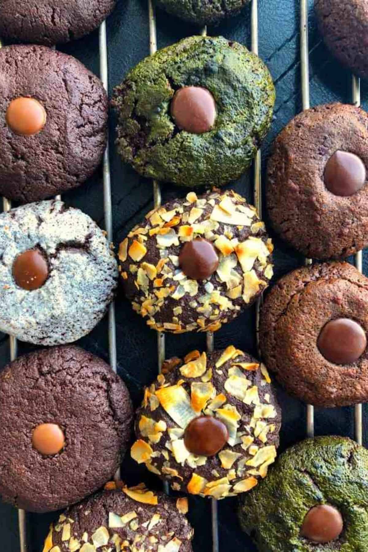 Double Chocolate Fudge Cookies in Variations