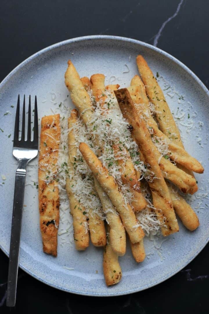 Garlic Parmesan Keto French Fries - Air Fryer - I Hacked Diabetes