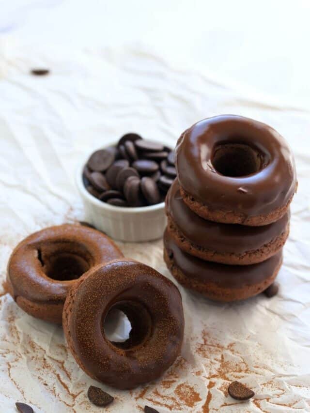 Air Fryer Chocolate Donuts - Sugar Free