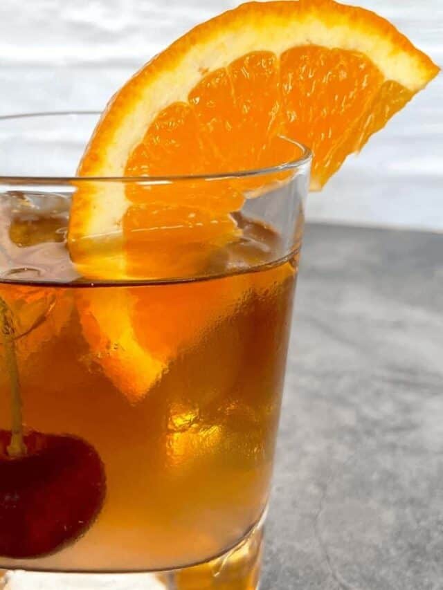 Low Carb Old Fashioned Cocktail