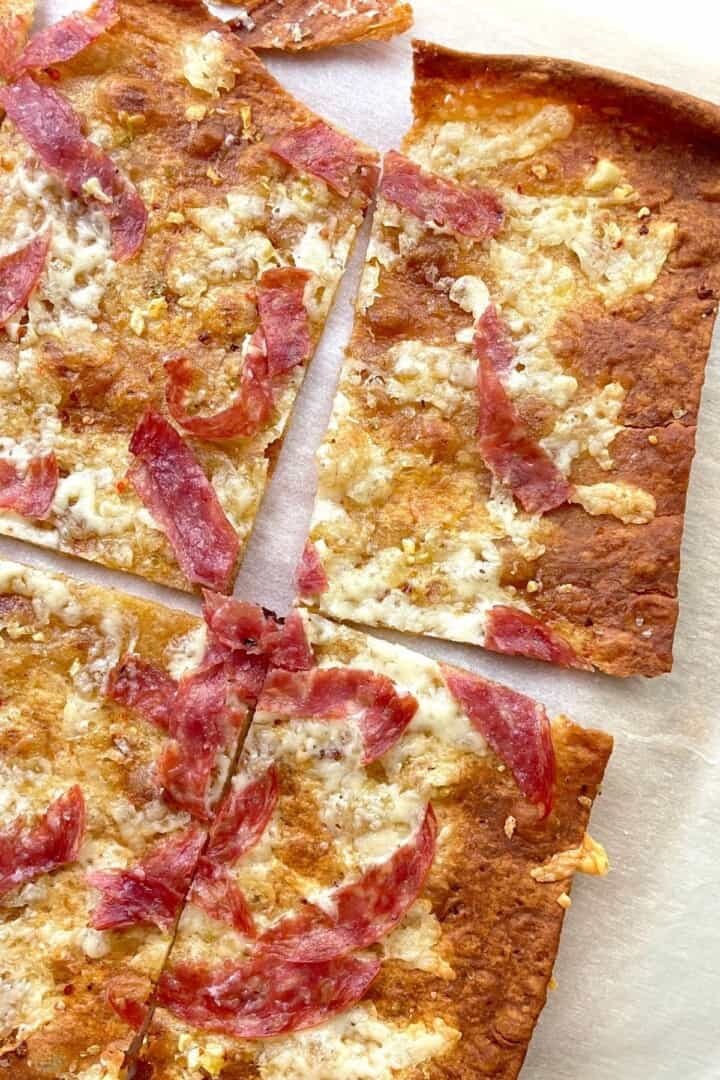 Thin Crust Low Carb Lavash Bread Pizza I Hacked Diabetes