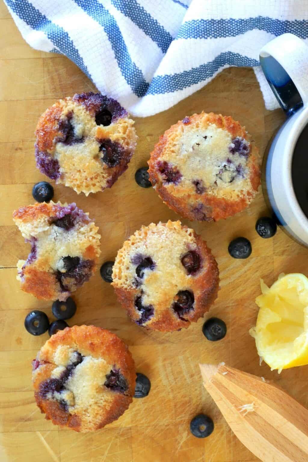 Low Carb Lemon Blueberry Muffins (Air Fryer) I Hacked Diabetes