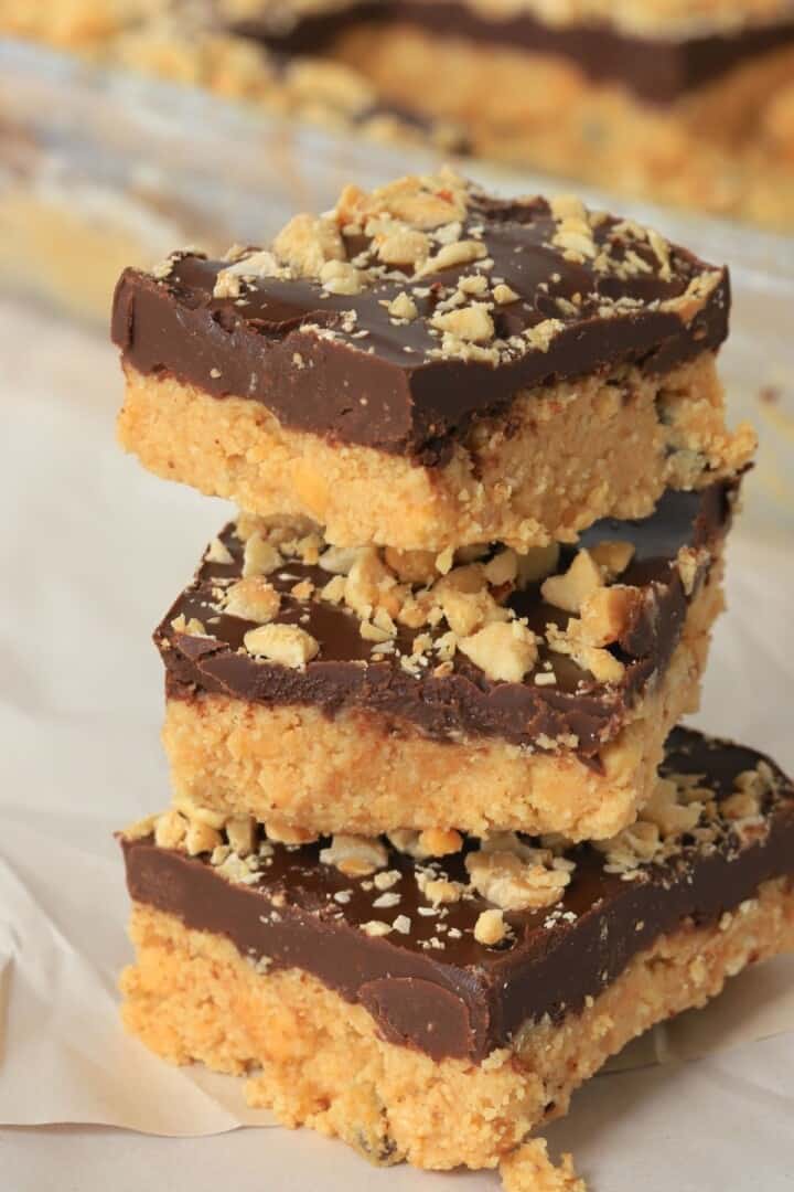 NoBake Diabetic Chocolate Chip Peanut Butter Bars I Hacked Diabetes