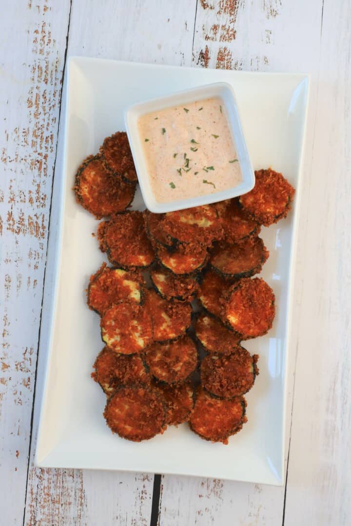 Crispy Air Fried Zucchini Keto Chips I Hacked Diabetes