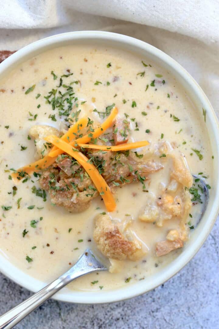 Low Carb Cauliflower Soup - I Hacked Diabetes