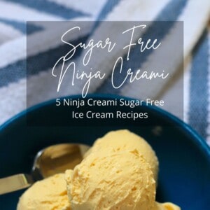 cover for the sugar free ninja creami book.