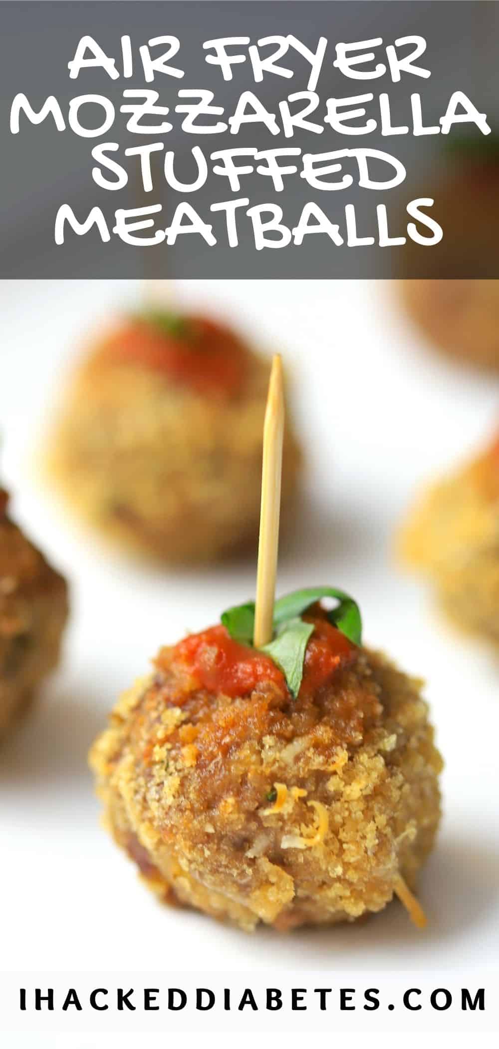 Keto Air Fryer Mozzarella Stuffed Meatballs I Hacked Diabetes