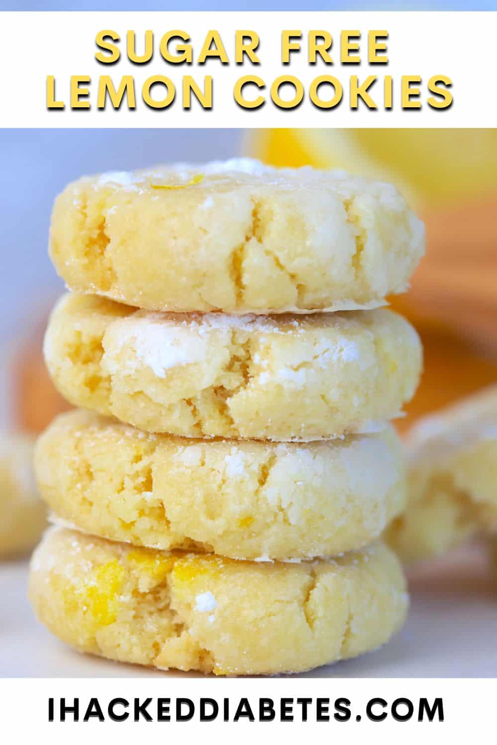 Sugar Free Lemon Cookie Recipe - I Hacked Diabetes