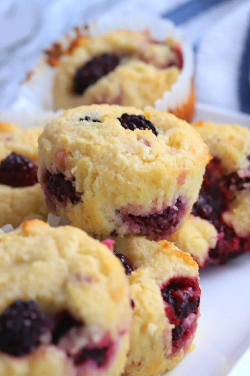 Gluten-Free Blackberry Muffins - I Hacked Diabetes