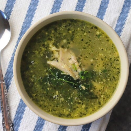 Chicken Soup for Diabetics (Chicken Pesto Soup) - I Hacked Diabetes