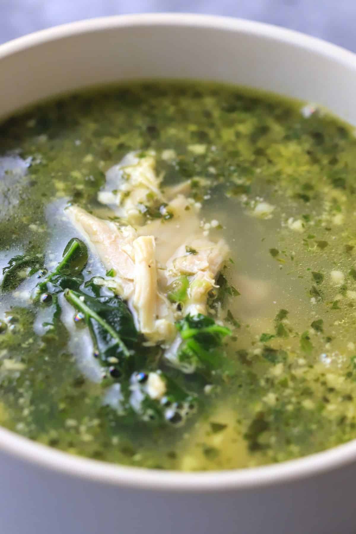 Chicken Soup For Diabetics Chicken Pesto Soup I Hacked Diabetes