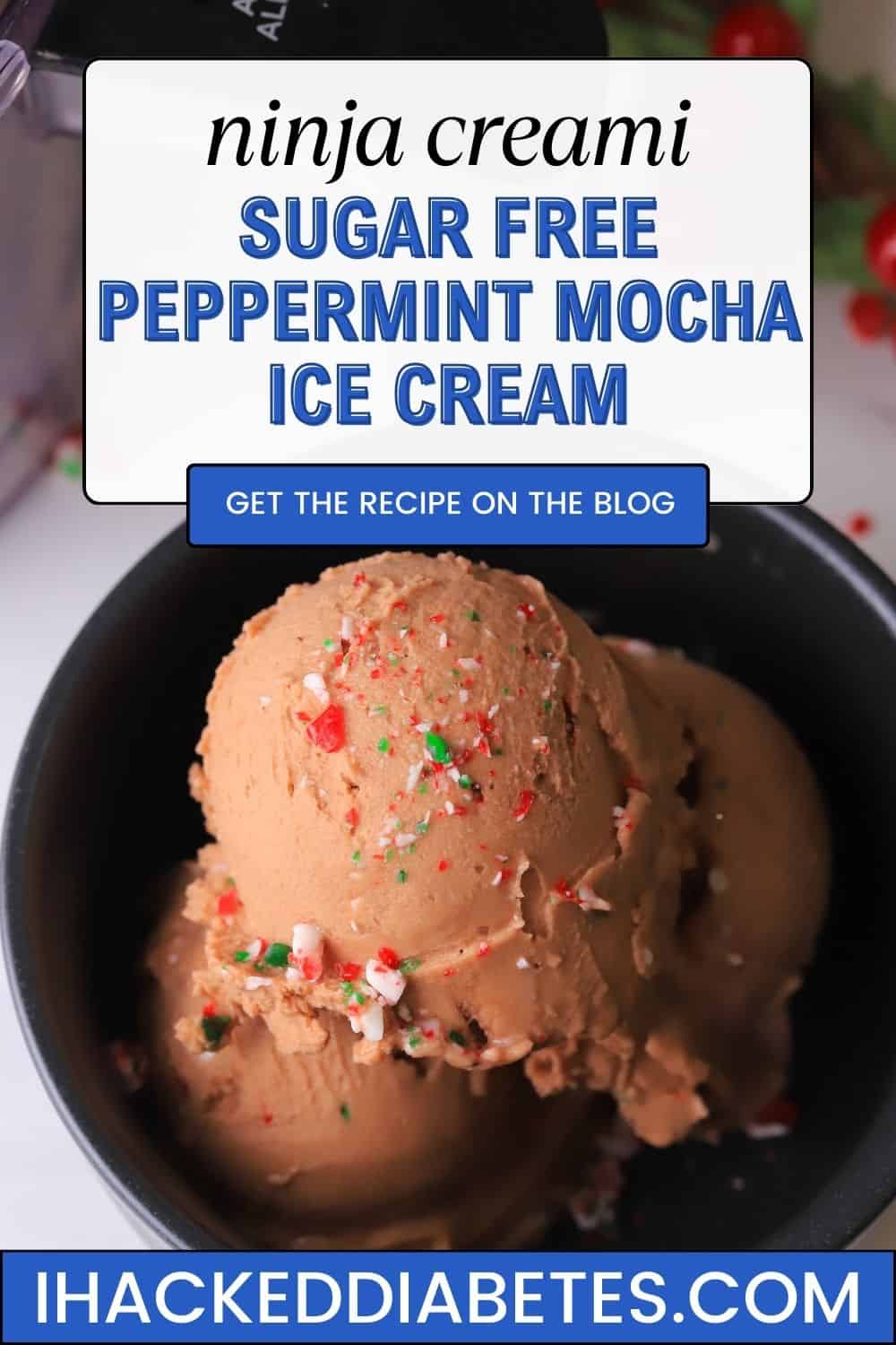 Ninja Creami Sugar Free Peppermint Mocha Ice Cream - I Hacked Diabetes