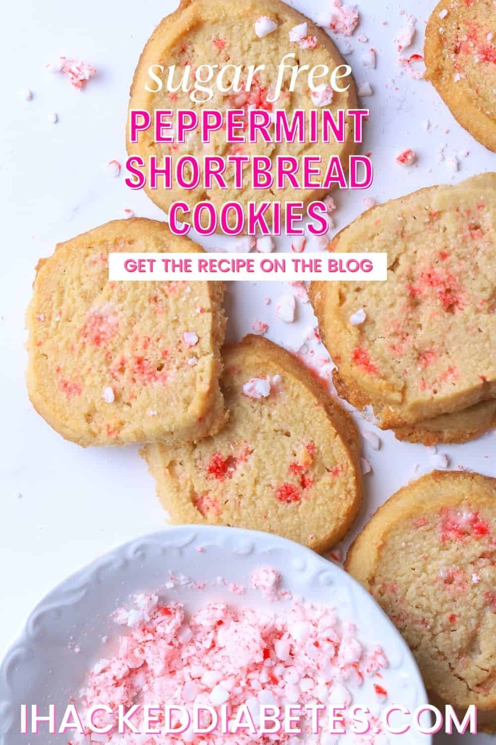 Sugar Free Peppermint Shortbread Cookies I Hacked Diabetes