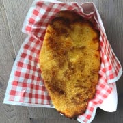 Keto Beaver Tails in a takeout container.