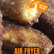 Halloumi fries air fryer pinterest pin.