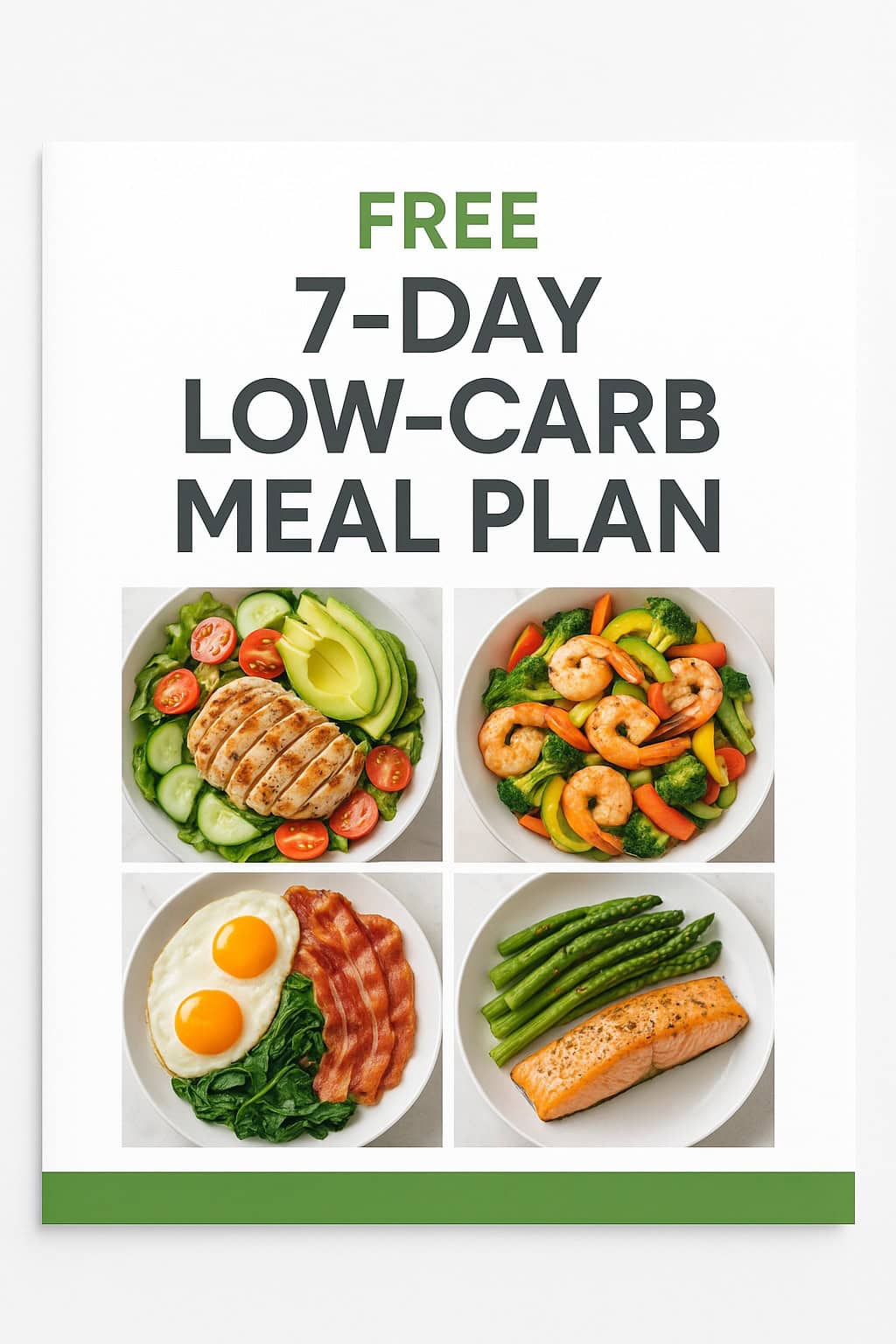 7 day low carb meal plan.