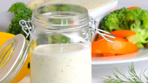 High-Protein, Low-Carb Greek Yogurt Ranch Dressing