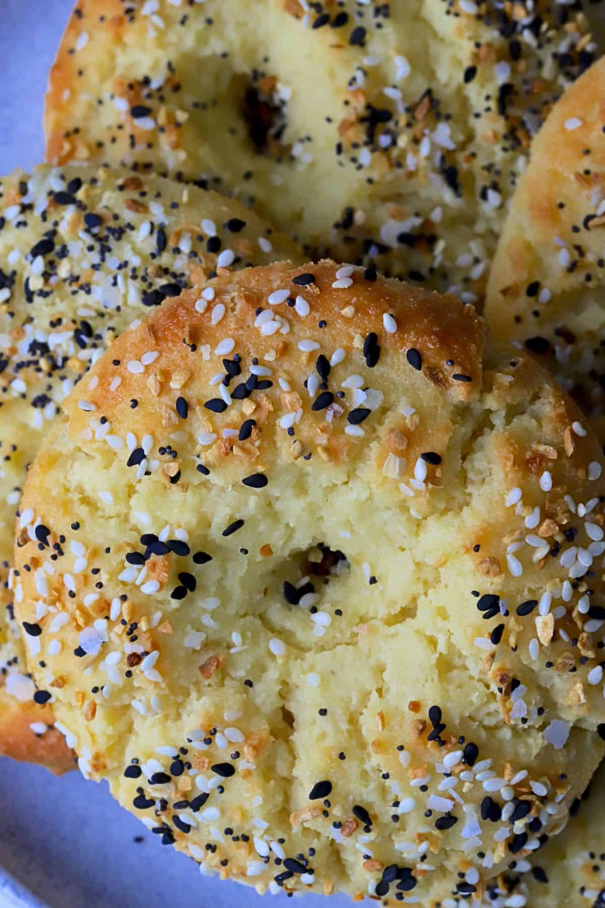 High protein cottage cheese low carb bagels.