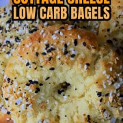 High protein cottage cheese low carb bagels.
