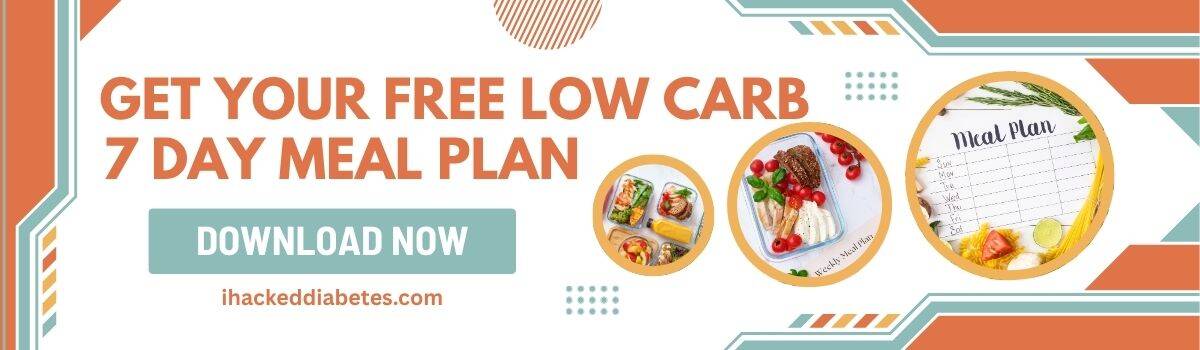 Banner for my free 7 day meal plan.