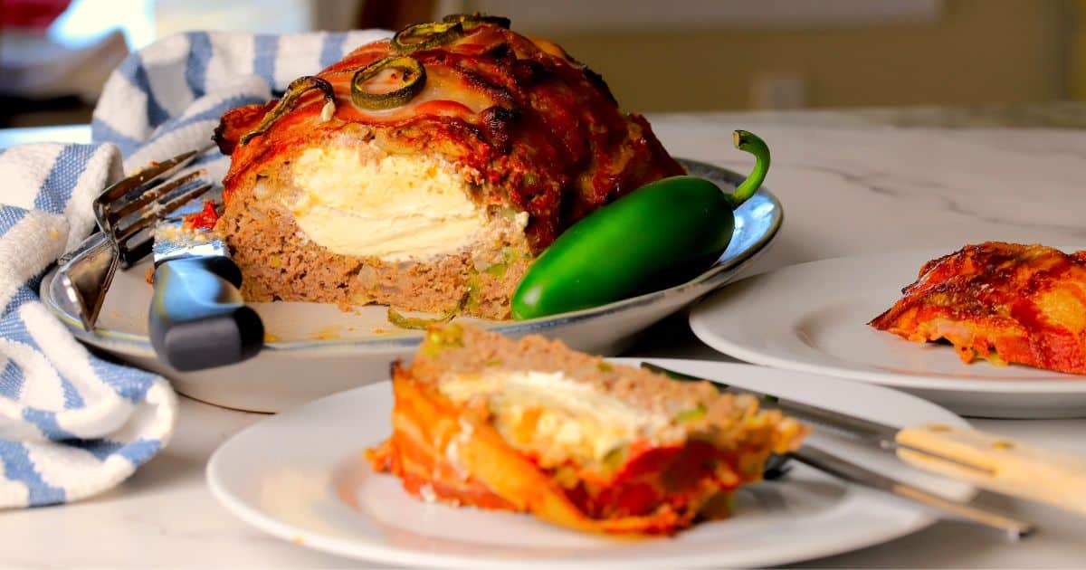 Low Carb Jalapeño Popper Meatloaf Recipe (Keto!)