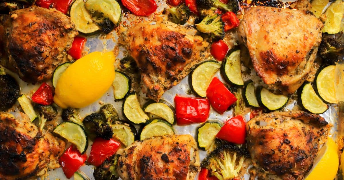 Sheet Pan Lemon Garlic Chicken