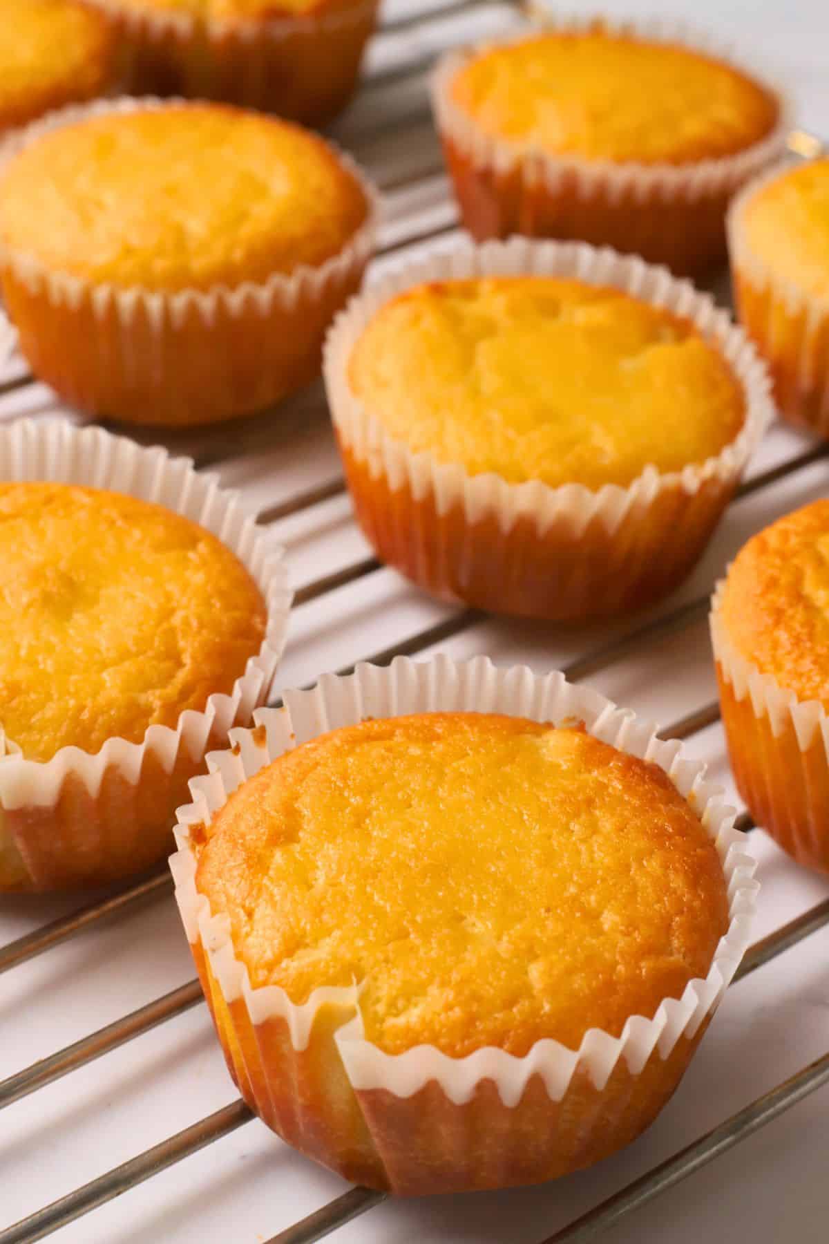 Sugar free lemon muffins.