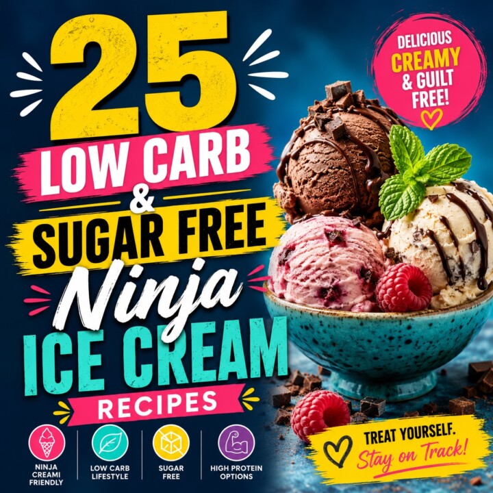 Ninja creami recipe ebook image cover page.